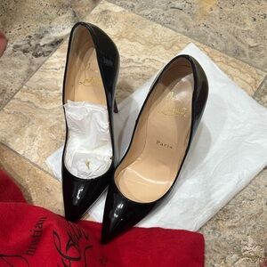 Christian Louboutin Patent Black Heels